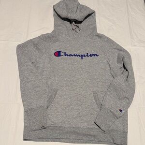 Champion Heather Gray Pullover Hoodie